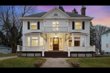 Wisconsin Victorian House For Sale | French Doors | $359k | 10,454 sqft | Manitowoc Real Estate