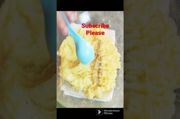 Potato crispy bubble /potato french fries /potato recipe /#shorts