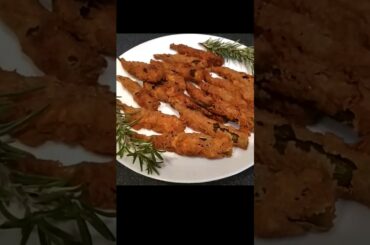 French fry okra/ ladies fingers#vegan #shorts #shortsfeed #food  #vegetarian  @simplyvego9622