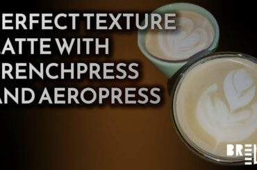 LATTE WITH FRENCH PRESS || Perfect Milk Texture with French Press || Aeropress Recipe India