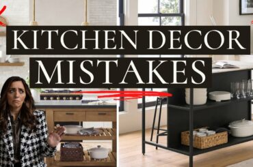 DESIGNER KITCHEN DECOR TIPS that are BUDGET FRIENDLY!