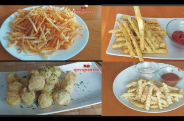 6 Simple and Quick Crispy French Fries Recipes ! Will delight the whole family ! Kids Snacks !