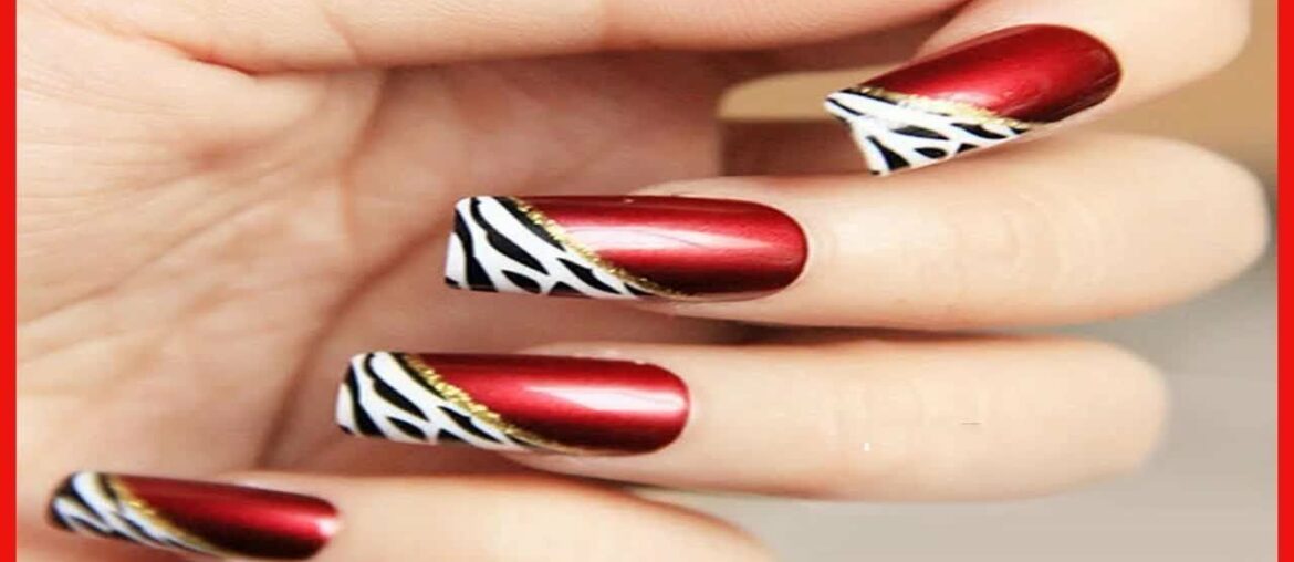 YUNAI 24 PCS Medium Length Full Cover False Nails French Ellipse Red Wine Oblique Leopard Fake Nail YUNAI 24 PCS Medium Length Full Cover False Nails French Ellipse Red Wine Oblique Leopard Fake Nail