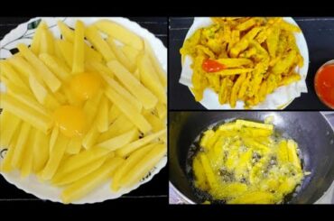 How to Make French Fries At Home ! Crispy Delicious | snacks recipes | Incredibly Easy