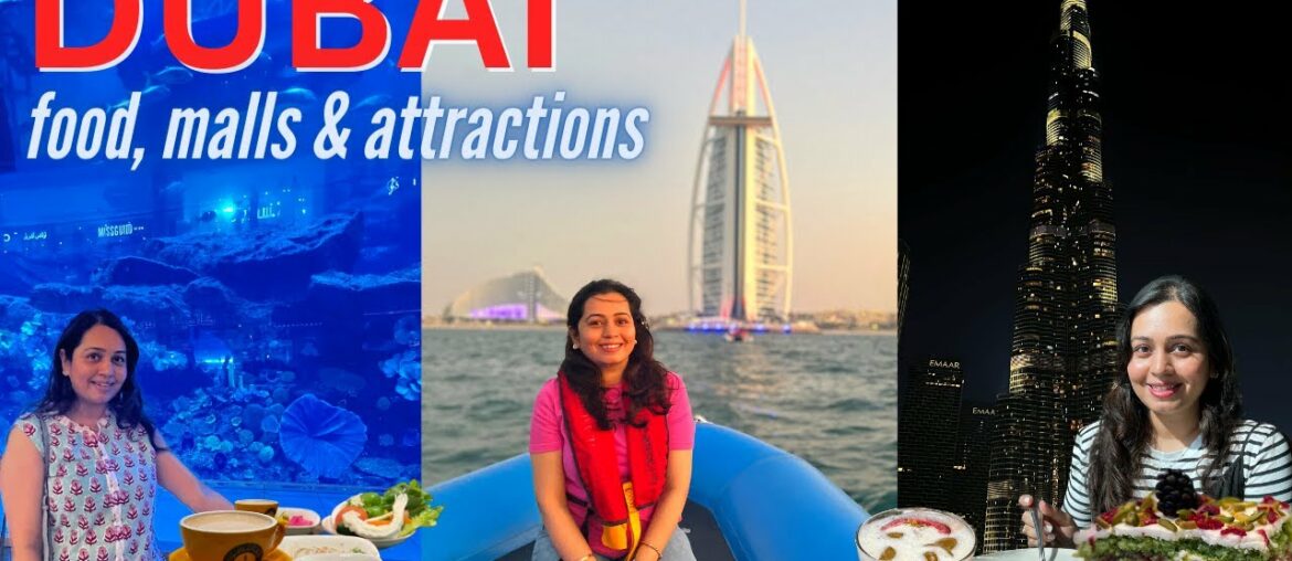 BEST OF DUBAI Malls, Food I ate - Arabic Dining Experience, Cafes, Shopping & more | DUBAI vlog 2023