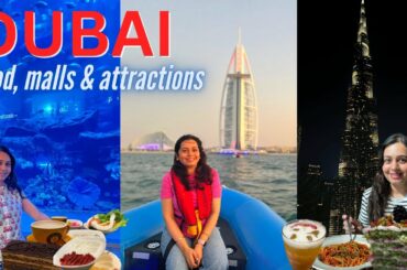 BEST OF DUBAI Malls, Food I ate - Arabic Dining Experience, Cafes, Shopping & more | DUBAI vlog 2023