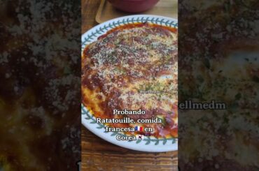 Comida francesa en Corea  #ratatouille #dramacoreano #viajeacorea #francia #coreano