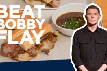 Bobby Flay Makes a French Dip | Beat Bobby Flay | Food Network