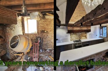 2 YEAR RENOVATION I 200 year old ABANDONED French bakery to bespoke kitchen