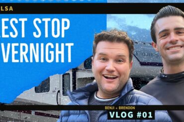 Gay Couple RV Travel Day | VLOG 01 | Rest Stop Overnight