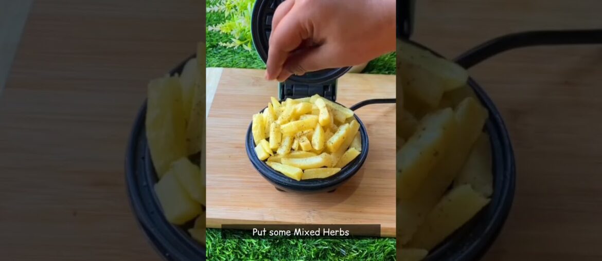 Take French fries waffle recipe please subscribe