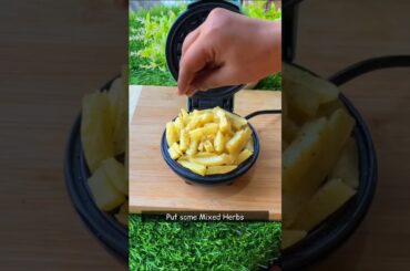 Take French fries waffle recipe please subscribe