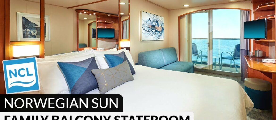 Norwegian Sun | Family Balcony Stateroom Tour & Review 4K | Category B4, B5 Norwegian Sun | Family Balcony Stateroom Tour & Review 4K | Category B4, B5