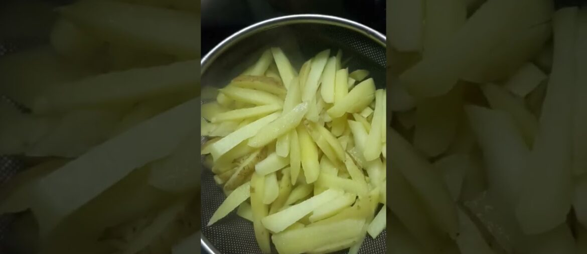 French fries recipe Indian/French fries recipe/Homemade French fries in oil #viral #shorts #short
