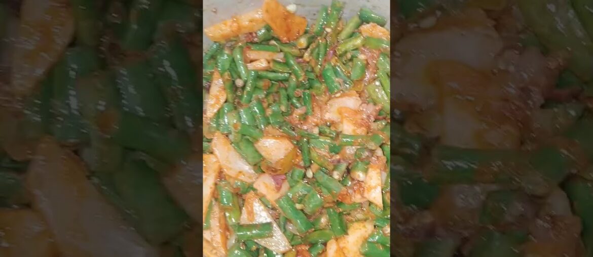 hyderabadi recipe #bagaari beneas ki phalli # french beans with potato recipe