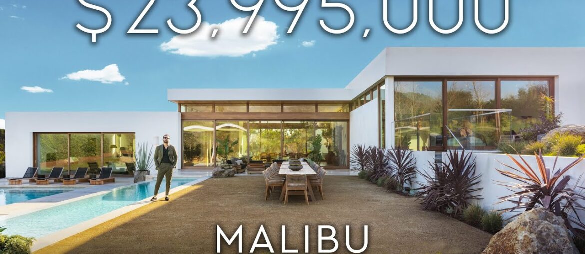 Inside an Architectural Malibu Home With a Private Beach!