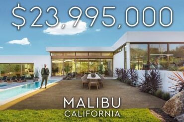 Inside an Architectural Malibu Home With a Private Beach!