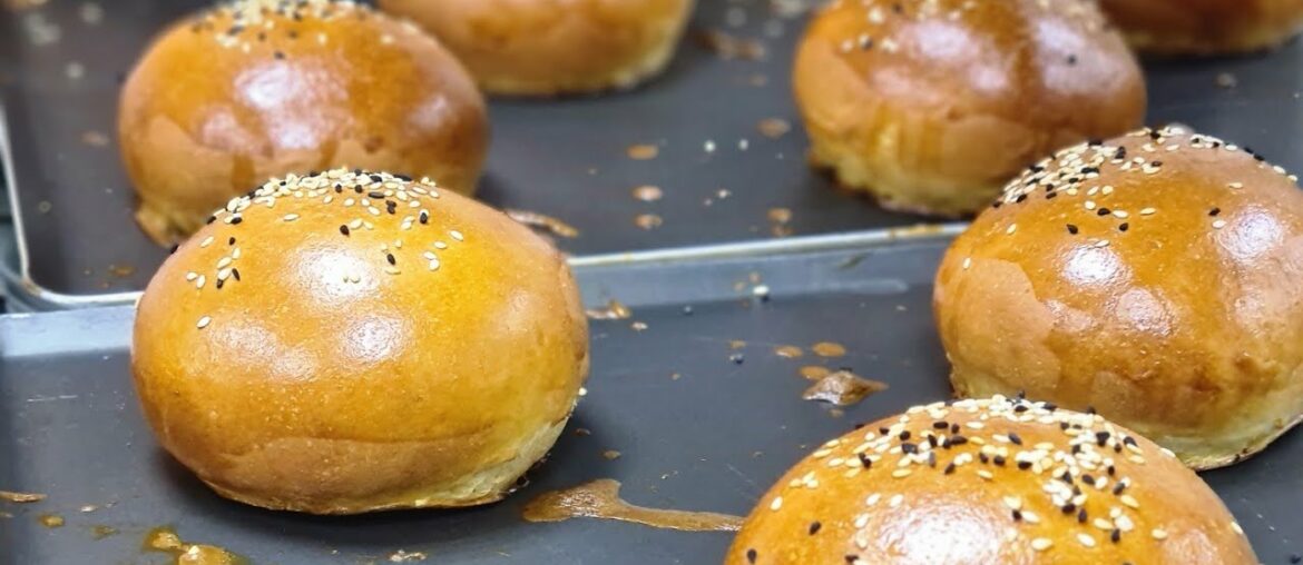 Best Brioche Burger Bun  of All Time /Super Soft and Fluffy /Full Recipe