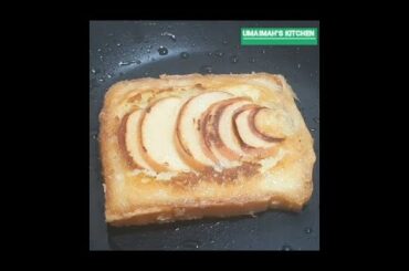 how to make apple toast #shorts
