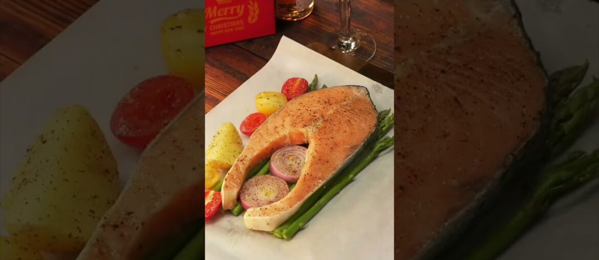 EASY & QUICK FRENCH LEMON PAPER WRAPPED FISH RECIPES#recipe #chinesefood #cooking #foodlover #shorts