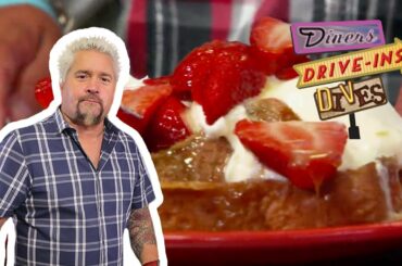 Guy Fieri Eats Creme Brulee French Toast in San Diego | Diners, Drive-Ins and Dives | Food Network
