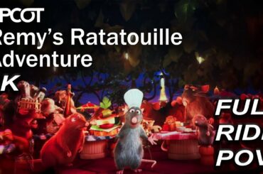 Remy's Ratatouille Adventure | Full Ride POV | 4K | Disney World Epcot France Pavilion