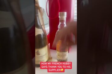 How french hubby says thank you for a good reason! #pinayandfrenchcanada #gift #frenchwine #french