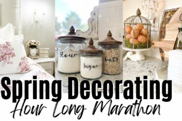 SPRING DECORATING IDEAS ~ DECORATING MARATHON ~ FRENCH COUNTRY DECORATING STYLE ~ Monica Rose