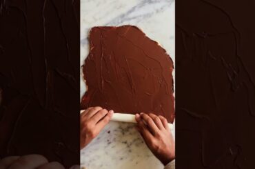 TWO INGREDIENT PUFF PASTRY FRENCH HEARTS AT HOME | NUTELLA PALMIERS #shorts