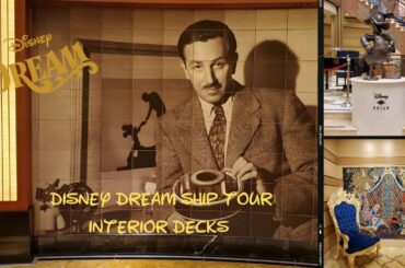 DISNEY DREAM CRUISE SHIP TOUR! INSIDE DECKS
