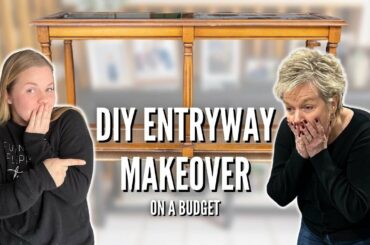 Surprising my Mom with a Furniture Flip | 75 Yr. Old Console Table Makeover