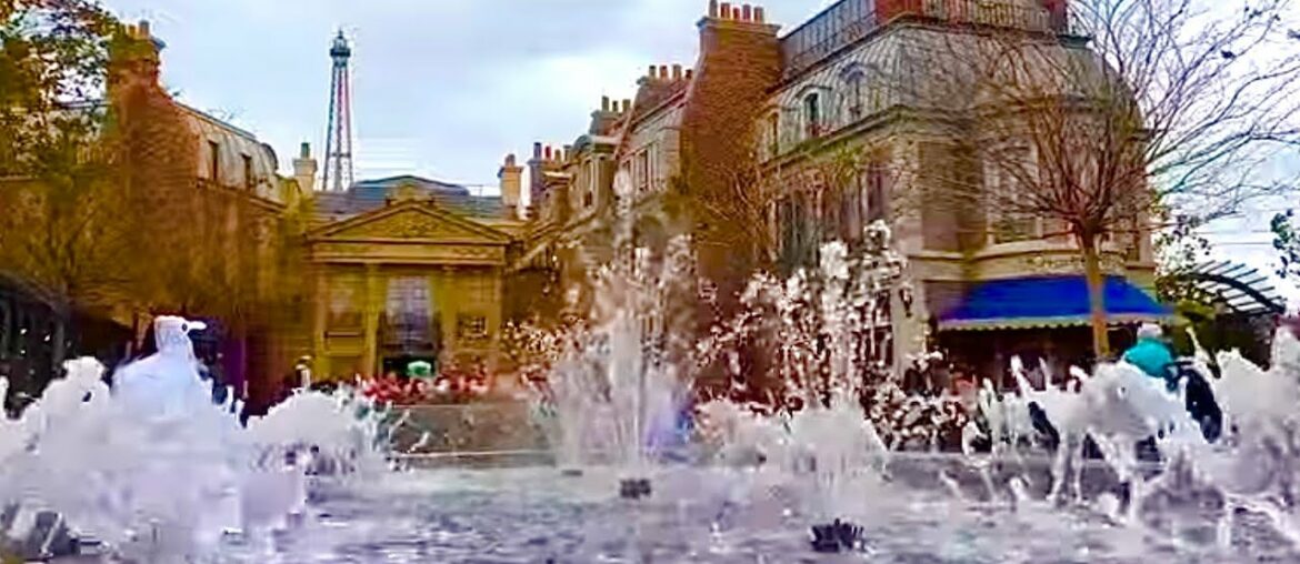 New Video Playing On A Live Loop, Walking From Florida To France, Epcot, Walt Disney World New Video Playing On A Live Loop, Walking From Florida To France, Epcot, Walt Disney World