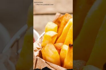 French fries #shorts #youtubeshorts #recipe #frenchfries