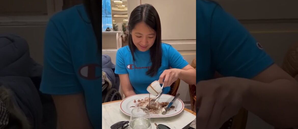 I spent around $300 for small portions of food in @angelinaparisusa!