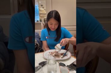 I spent around $300 for small portions of food in @angelinaparisusa!