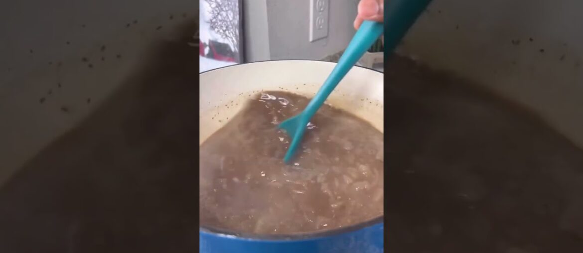 Soup Season: French Onion from Scratch! #shorts