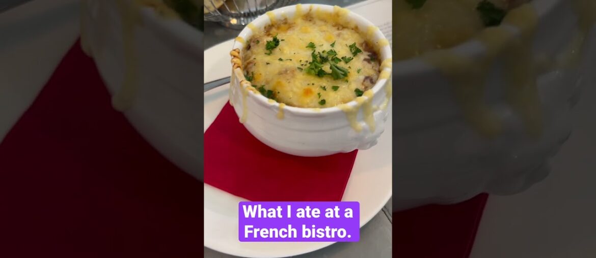 What I ate at a French bistro! #shorts #frenchfood
