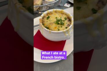 What I ate at a French bistro! #shorts #frenchfood