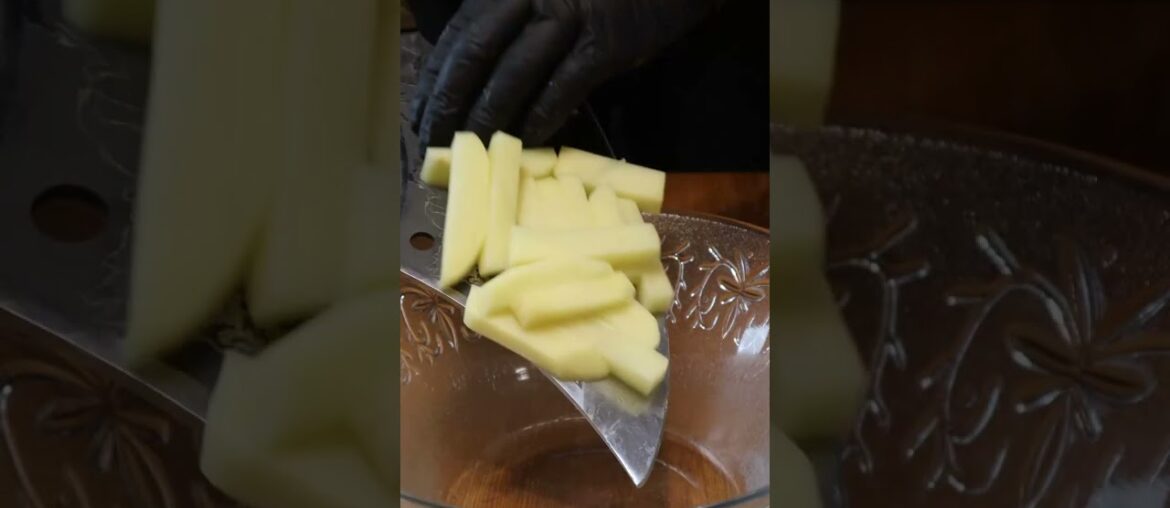 Homemade Crispy French Fries | ASMR Video #shorts