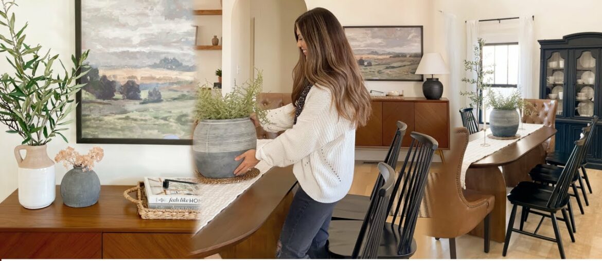 DINING ROOM & ENTRYWAY DECORATING | simple home decorating ideas! DINING ROOM & ENTRYWAY DECORATING | simple home decorating ideas!