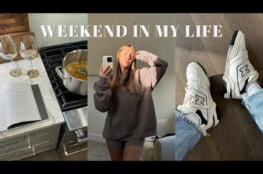 COZY WEEKEND | set active haul, opening packages, new nails, french onion soup & lunar new year