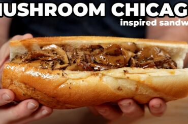 Chicago Italian Beef, but the beef is mushroom