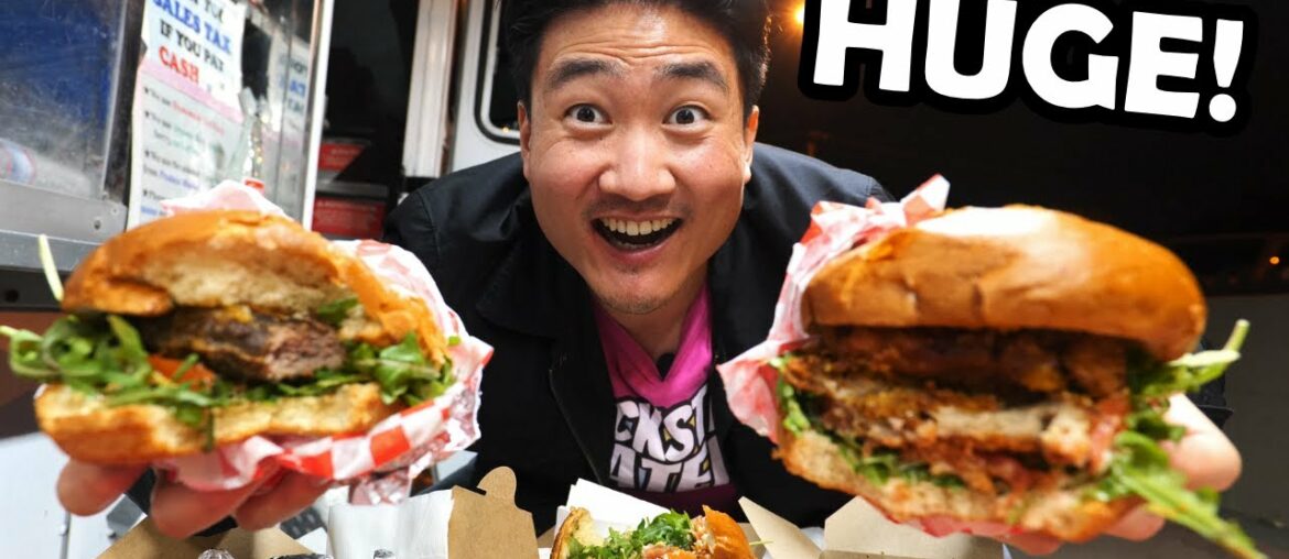 Hotspot BURGER TRUCK in Los Angeles! LA STREET FOOD at its Best!