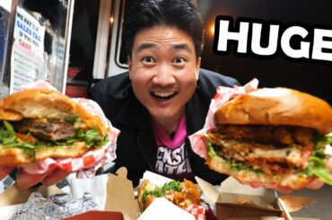 Hotspot BURGER TRUCK in Los Angeles! LA STREET FOOD at its Best!