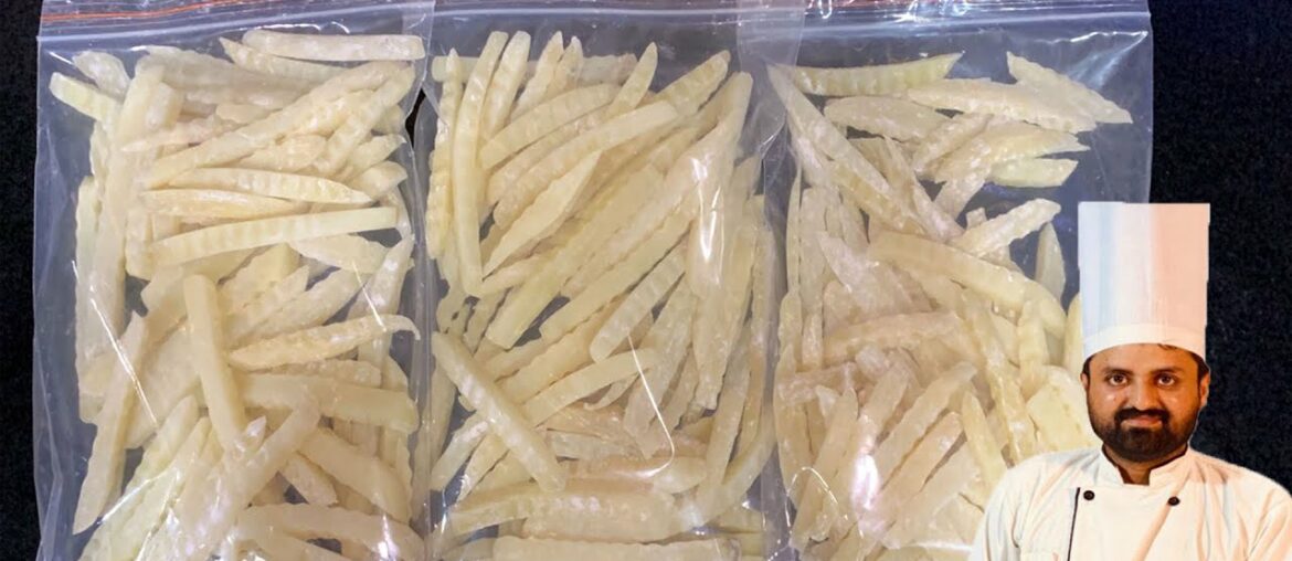 Frozen French Fries || How To Make Crispy French Fries Recipe - Chef Secret Recipes