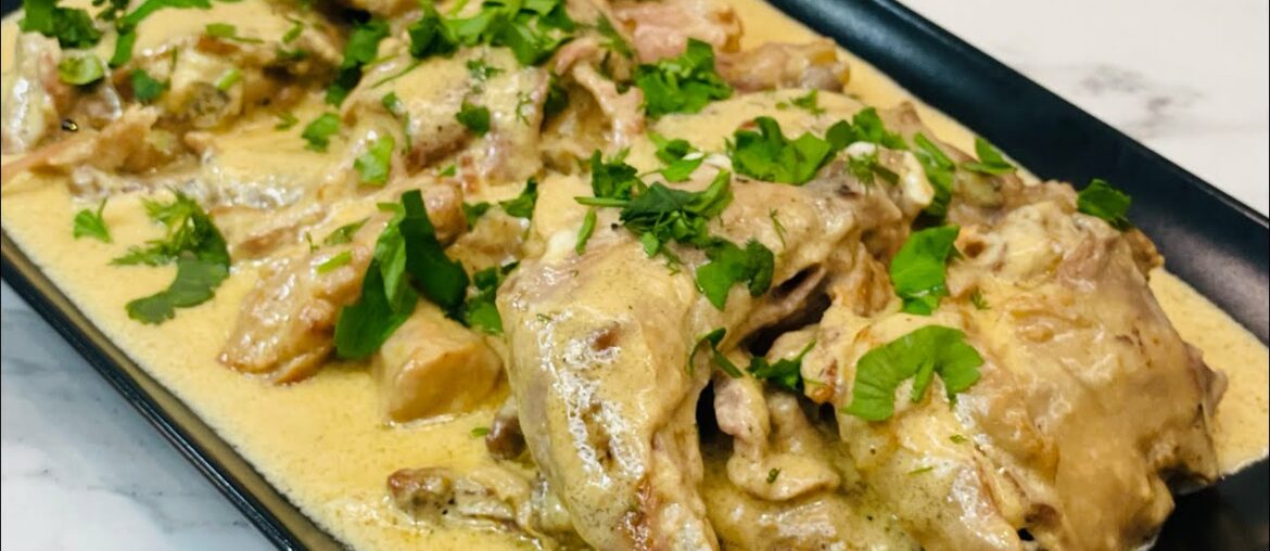 Make Rabbit Meat with Beer and Cream - French Recipe!