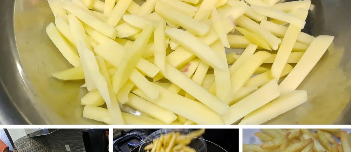 Delicious Crispy French Fries Recipe at Home ||