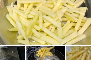 Delicious Crispy French Fries Recipe at Home ||