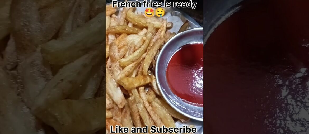 Restaurant Style Crispy French Fries Recipe | Cook with Manju #shorts #trending #1minuterecipe