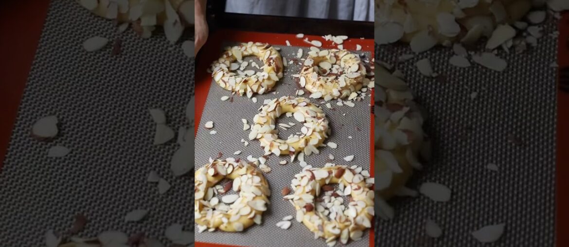 Paris-Brest is a classic French pastry with a Choux pastry and praline cream.